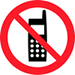 携帯電話禁止